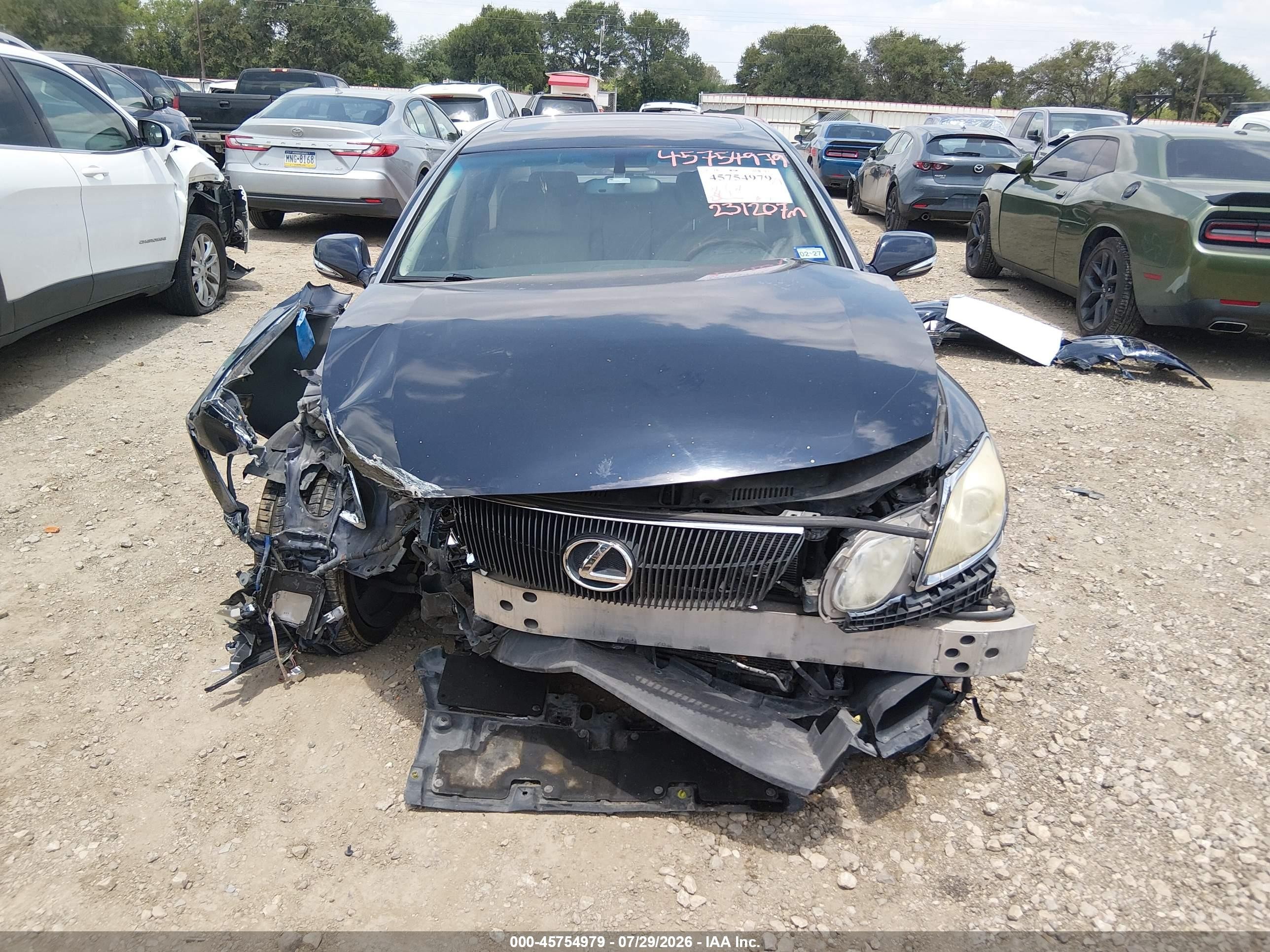 2009 Lexus Gs 350 Blue vin: JTHBE96S390045663