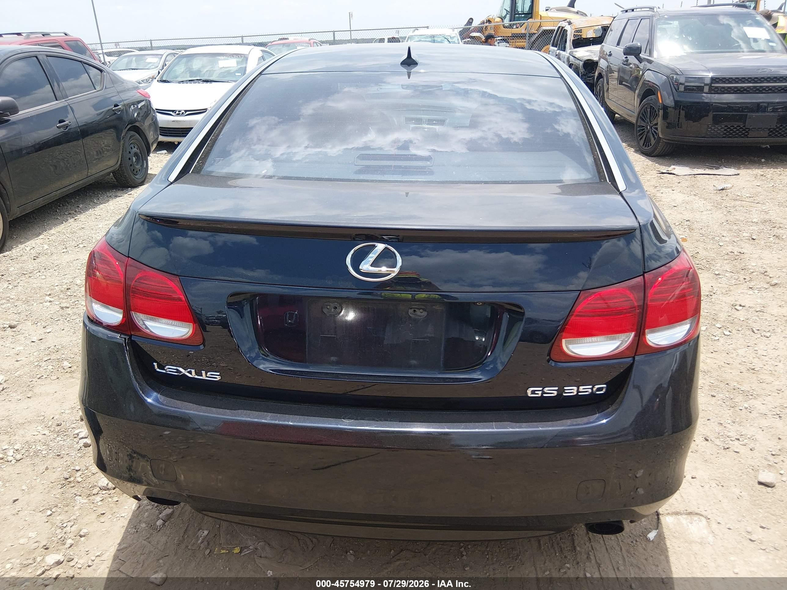2009 Lexus Gs 350 Blue vin: JTHBE96S390045663