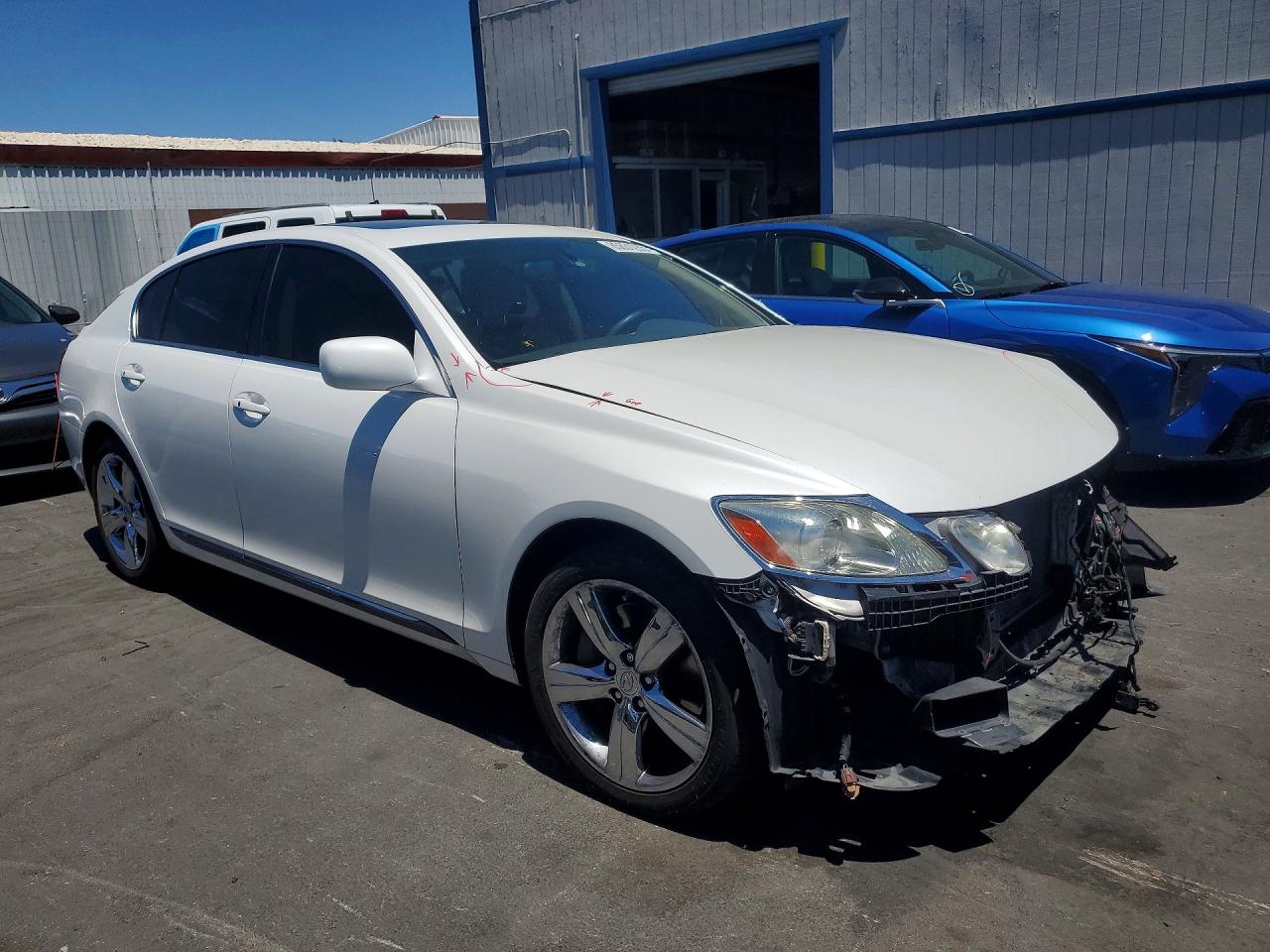 2007 Lexus Gs 350 White vin: JTHBE96S470008036