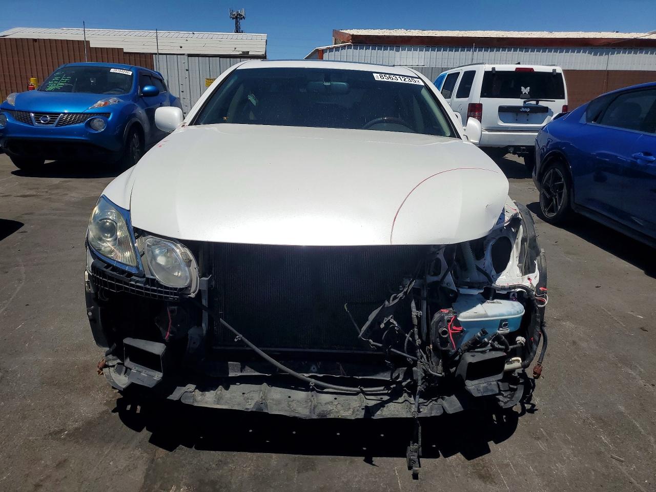 2007 Lexus Gs 350 White vin: JTHBE96S470008036
