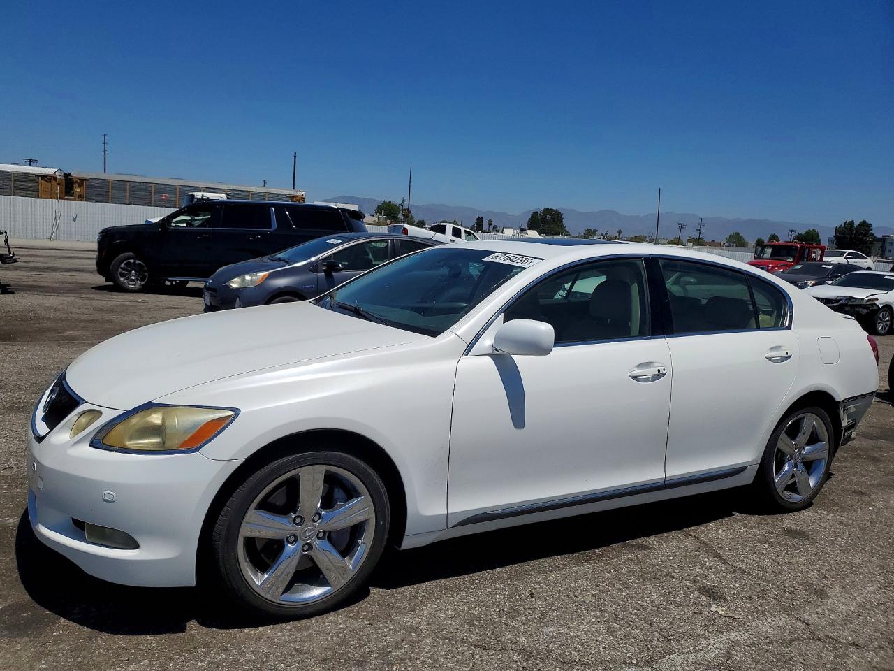 2007 Lexus Gs 350 White vin: JTHBE96S470010742