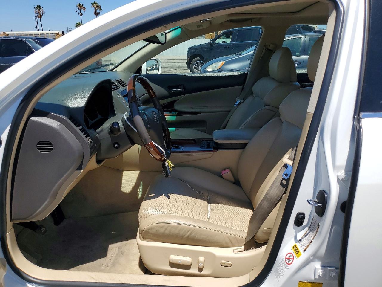 2007 Lexus Gs 350 White vin: JTHBE96S470010742
