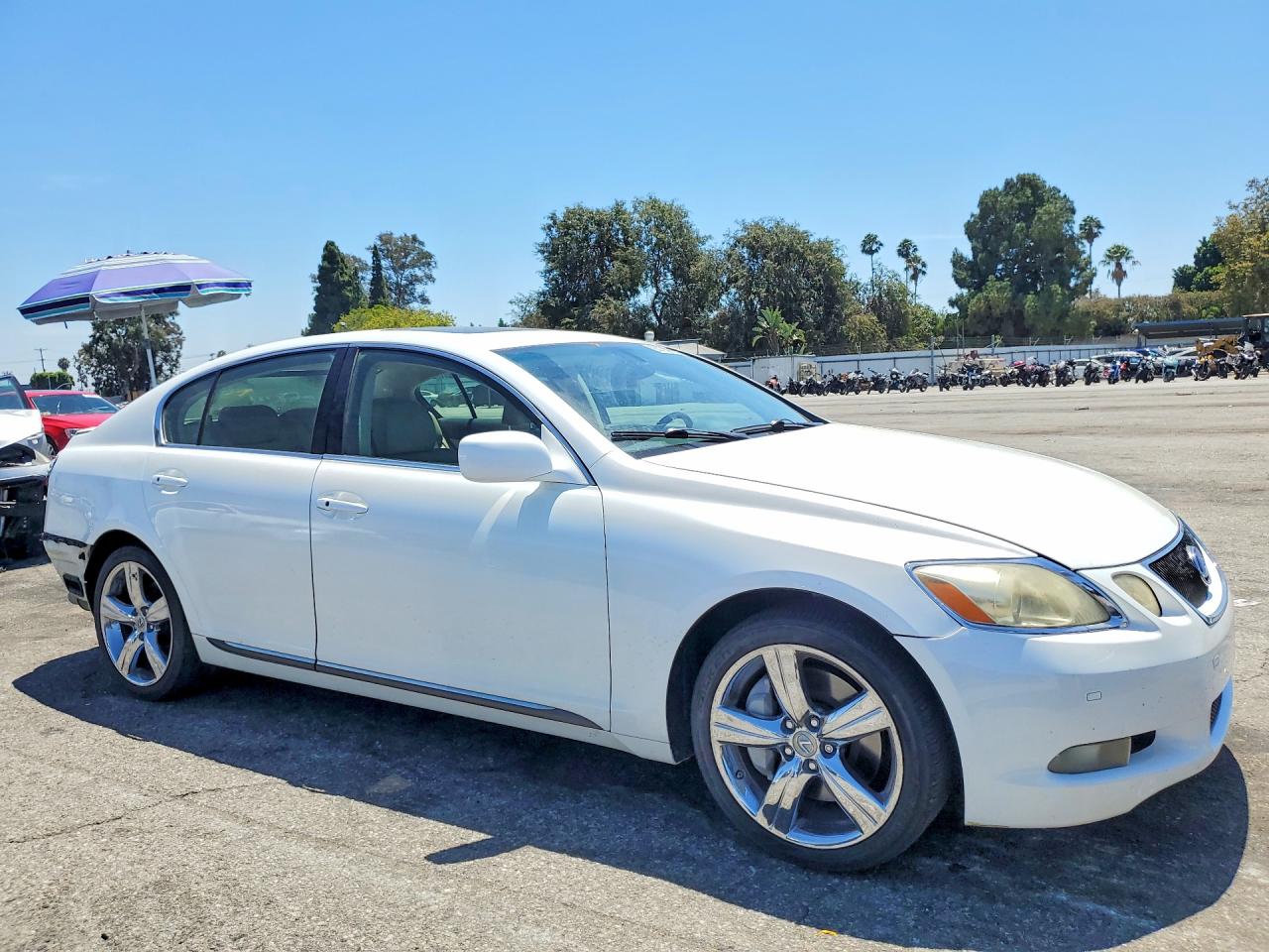 2007 Lexus Gs 350 White vin: JTHBE96S470010742
