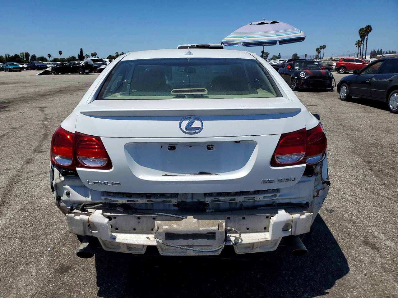 2007 Lexus Gs 350 White vin: JTHBE96S470010742