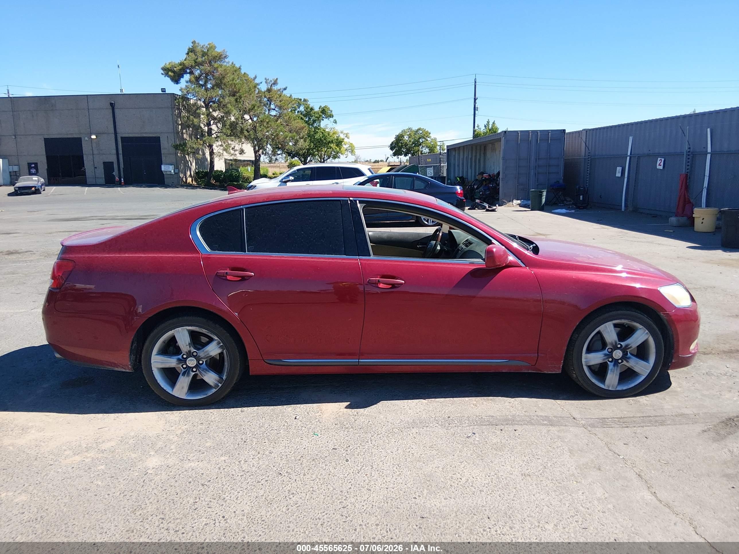 2007 Lexus Gs 350   Red vin: JTHBE96S470014936