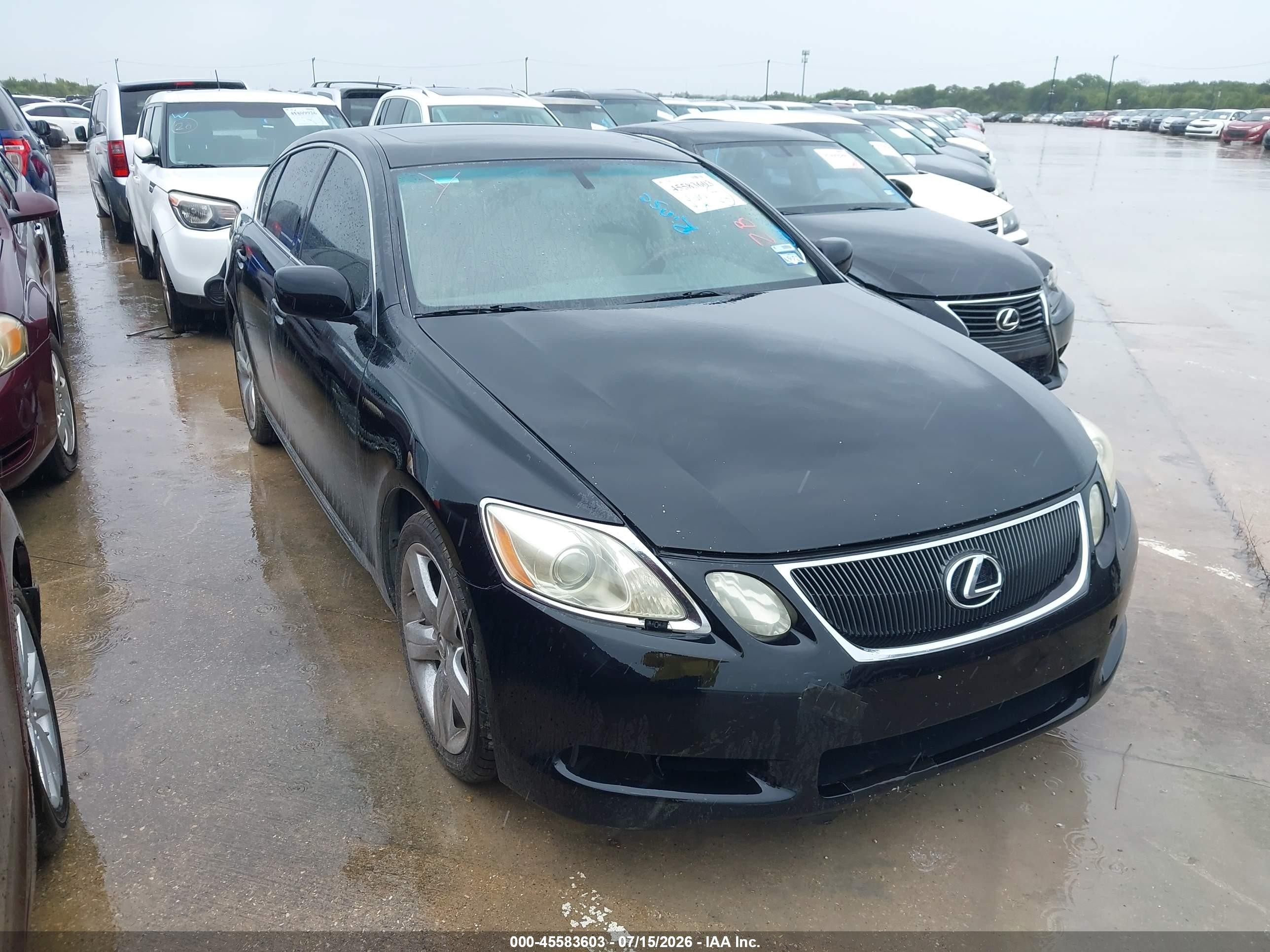 2007 Lexus Gs 350   Black vin: JTHBE96S470018615