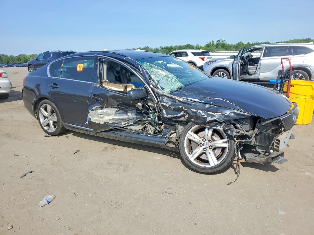 2007 Lexus Gs 350 Black vin: JTHBE96S470020588