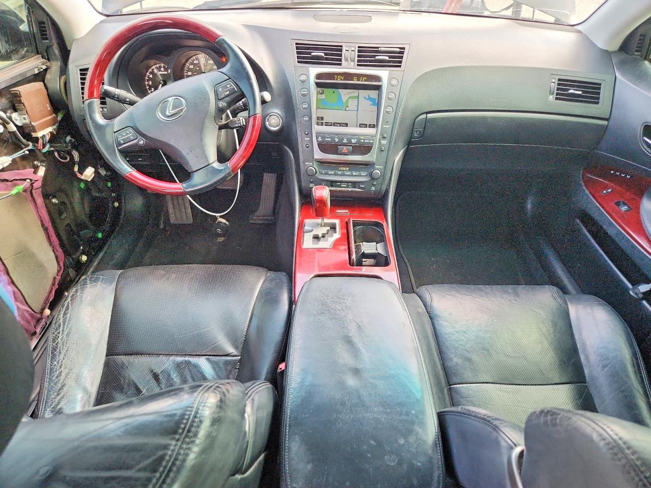 2008 Lexus Gs 350 Black vin: JTHBE96S480030961