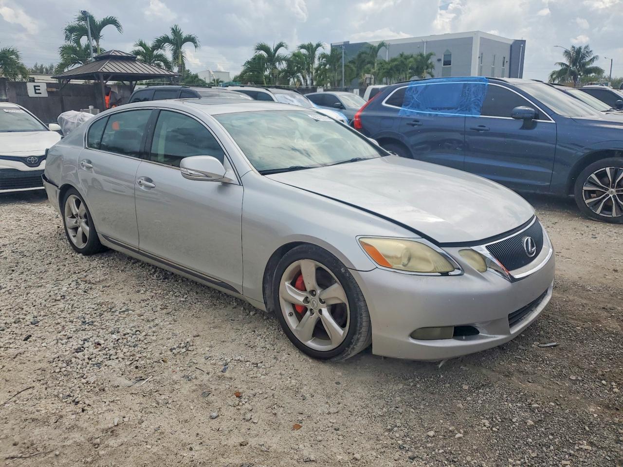 2008 Lexus Gs Silver vin: JTHBE96S480034024