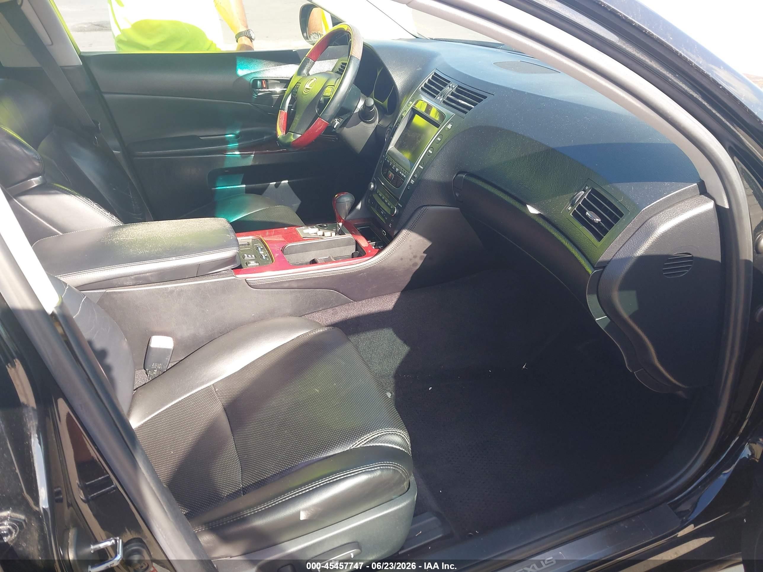 2008 Lexus Gs 350   Black vin: JTHBE96S480034248