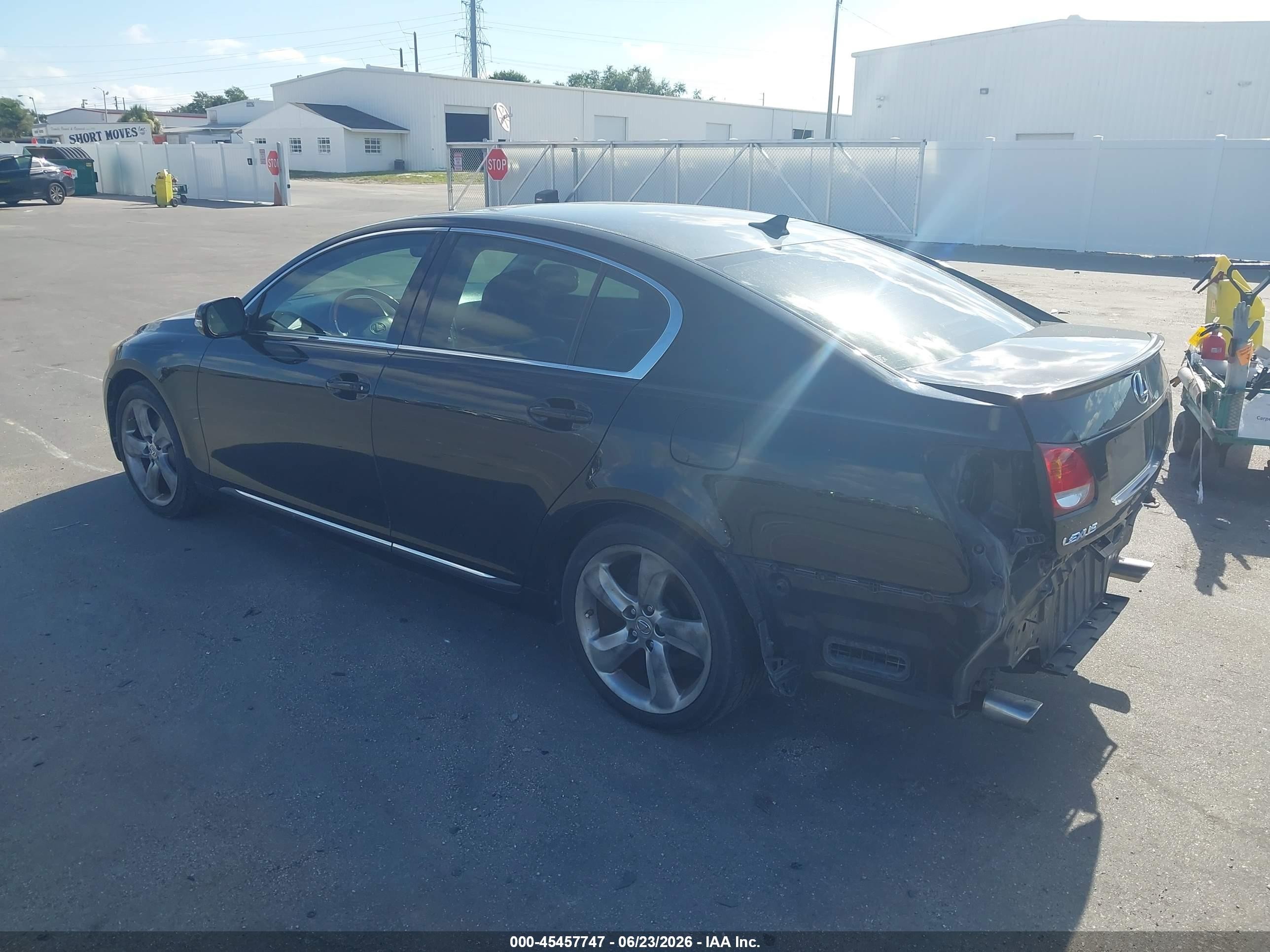 2008 Lexus Gs 350   Black vin: JTHBE96S480034248