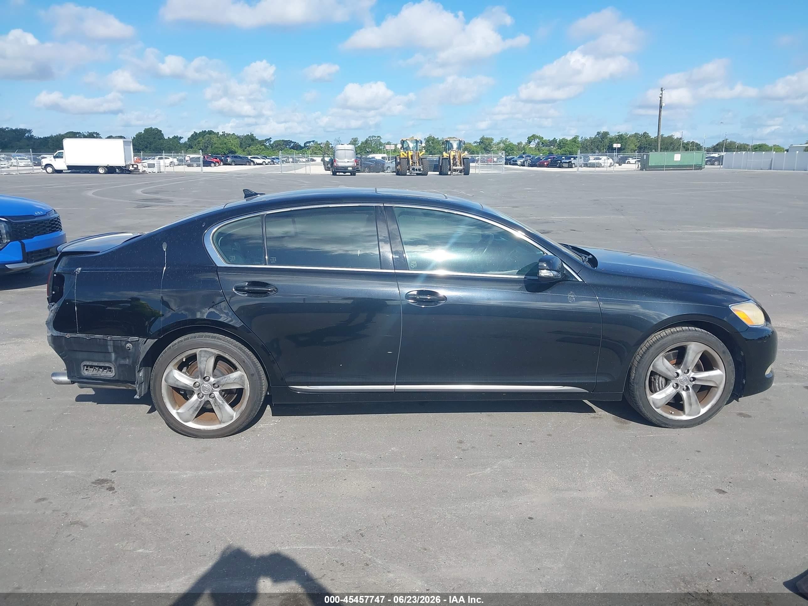 2008 Lexus Gs 350   Black vin: JTHBE96S480034248
