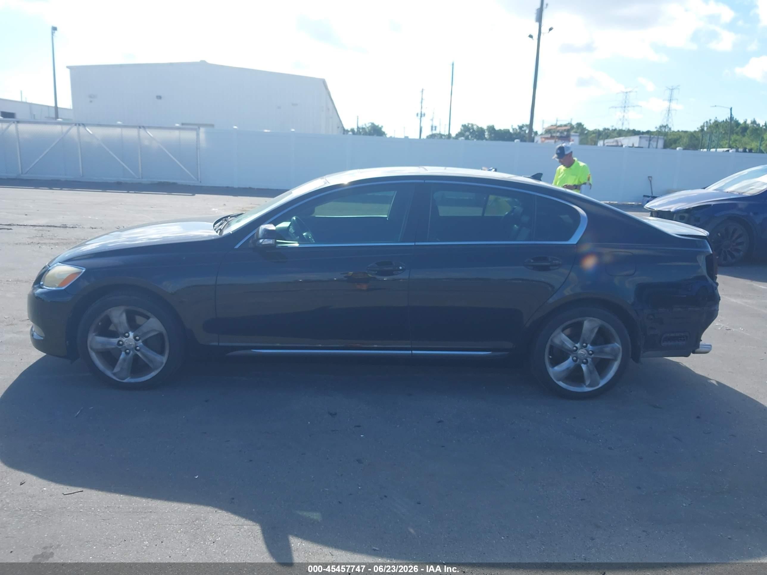 2008 Lexus Gs 350   Black vin: JTHBE96S480034248