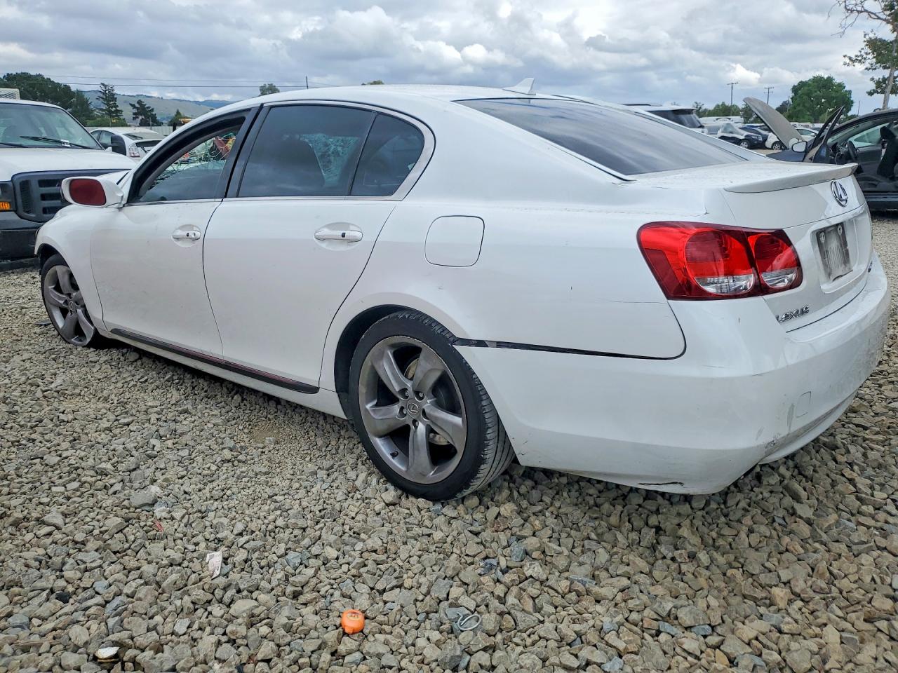 2008 Lexus Gs 350 Base White vin: JTHBE96S480042995
