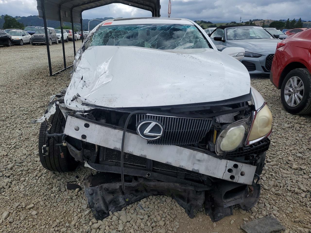 2008 Lexus Gs 350 Base White vin: JTHBE96S480042995