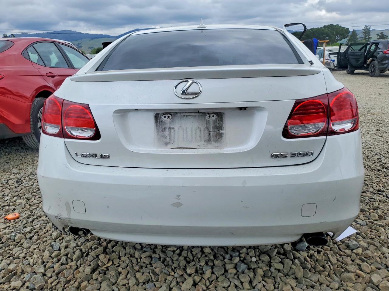 2008 Lexus Gs 350 Base White vin: JTHBE96S480042995