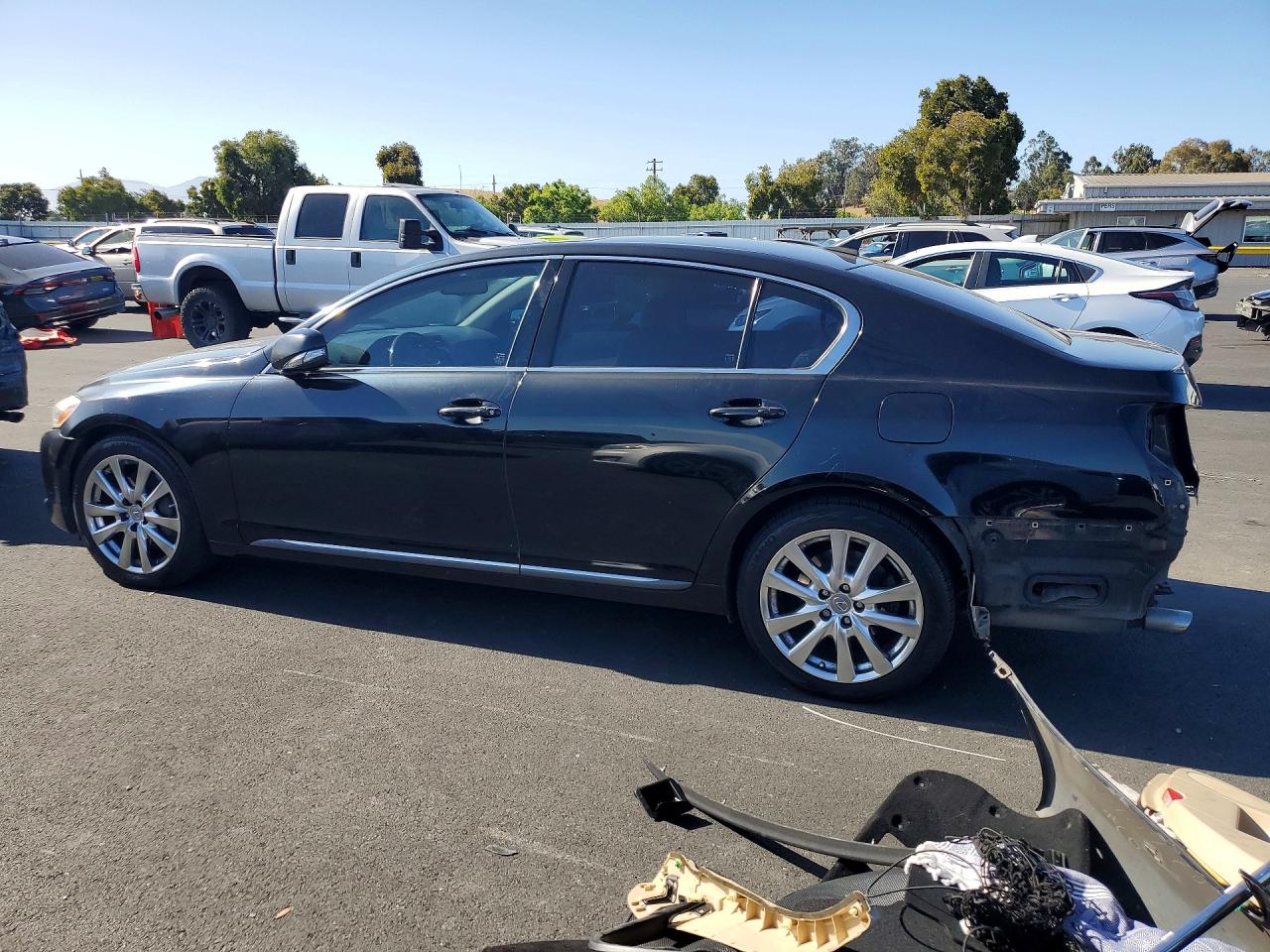 2009 Lexus Gs 350 Black vin: JTHBE96S490046580
