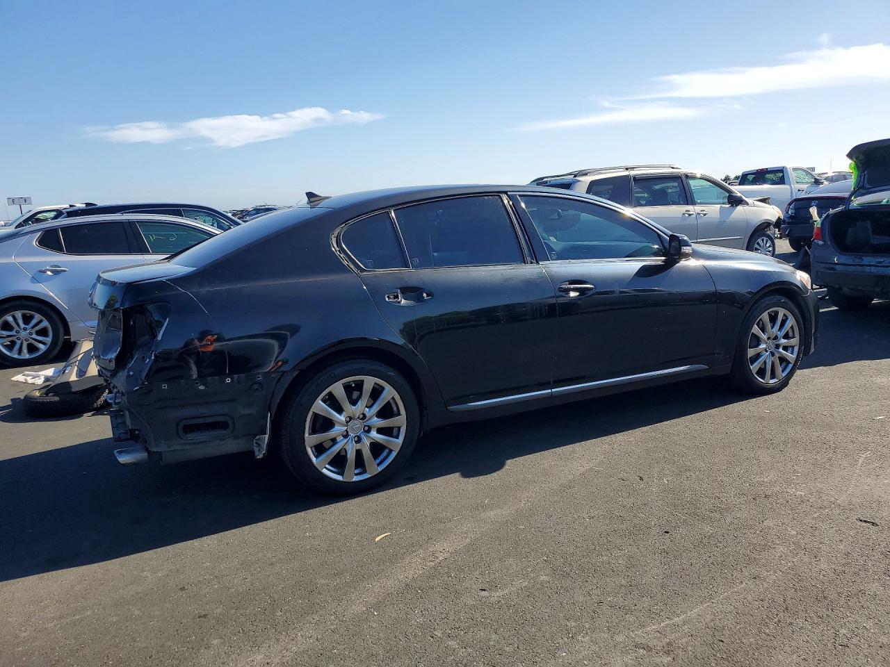 2009 Lexus Gs 350 Black vin: JTHBE96S490046580