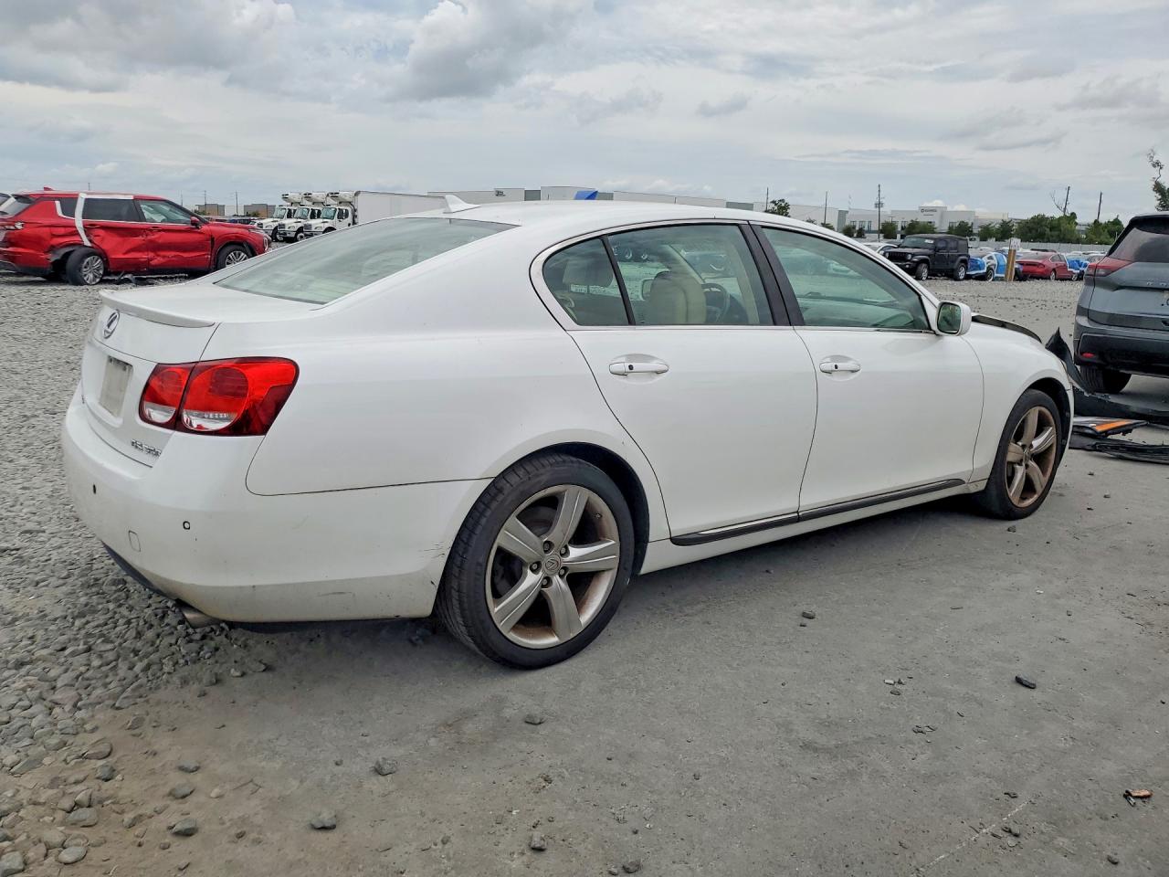 2007 Lexus Gs 350 White vin: JTHBE96S570014119
