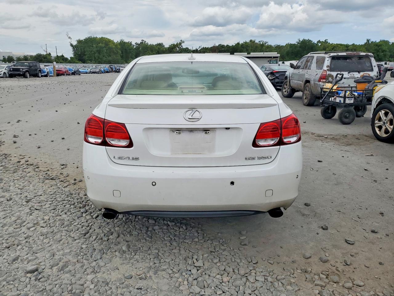 2007 Lexus Gs 350 White vin: JTHBE96S570014119