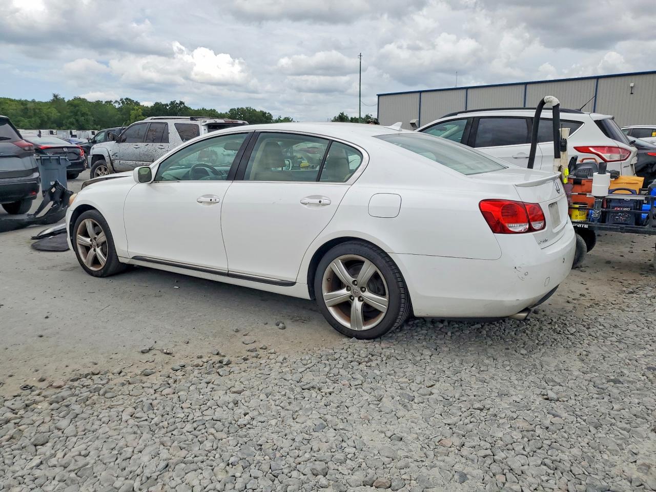 2007 Lexus Gs 350 White vin: JTHBE96S570014119