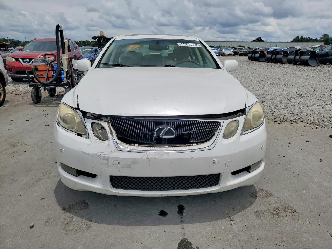 2007 Lexus Gs 350 White vin: JTHBE96S570014119