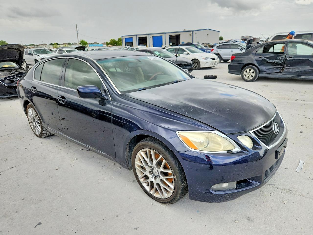 2007 Lexus Gs 350 Blue vin: JTHBE96S570022771