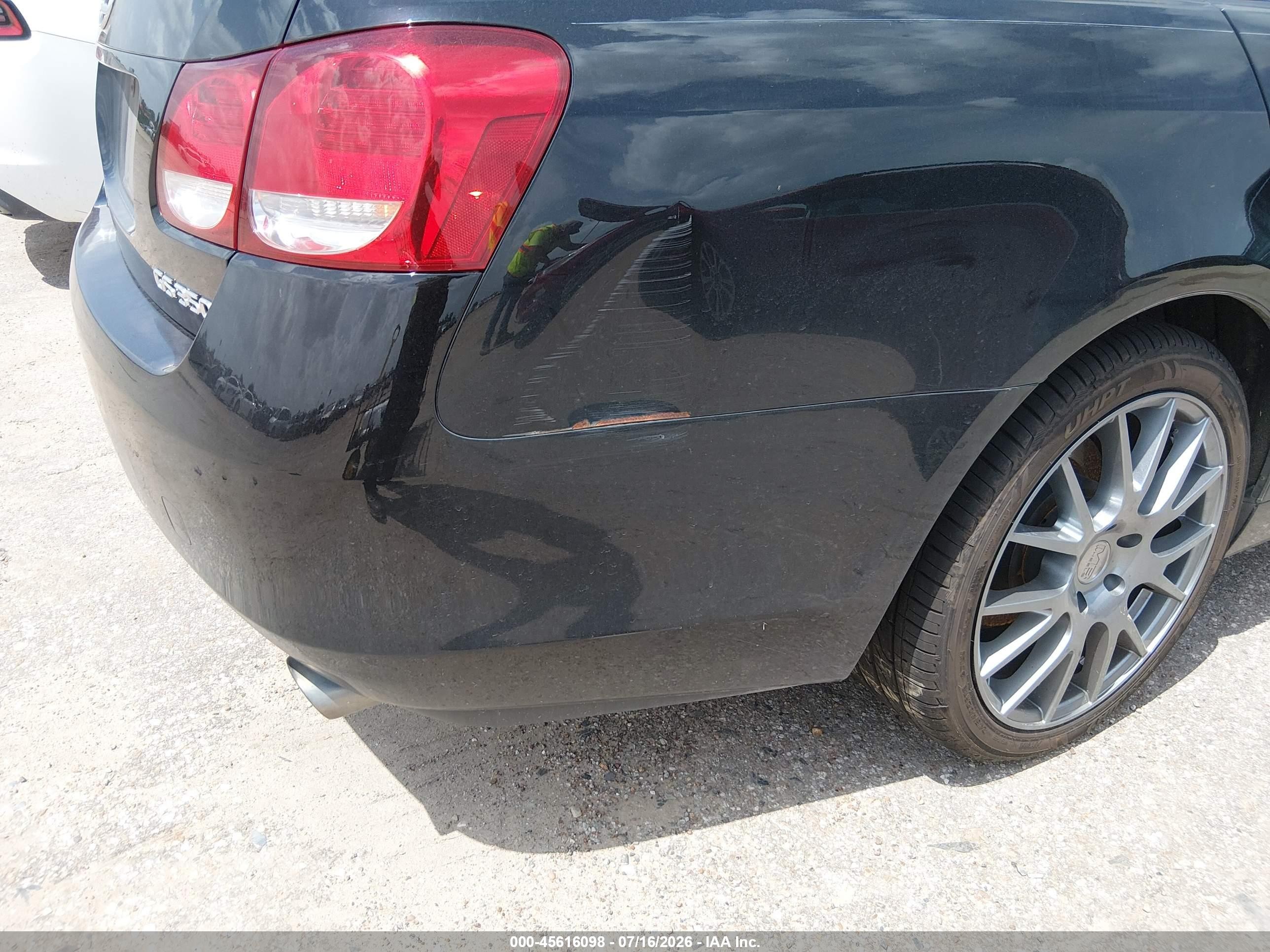 2007 Lexus Gs 350   Black vin: JTHBE96S570026786