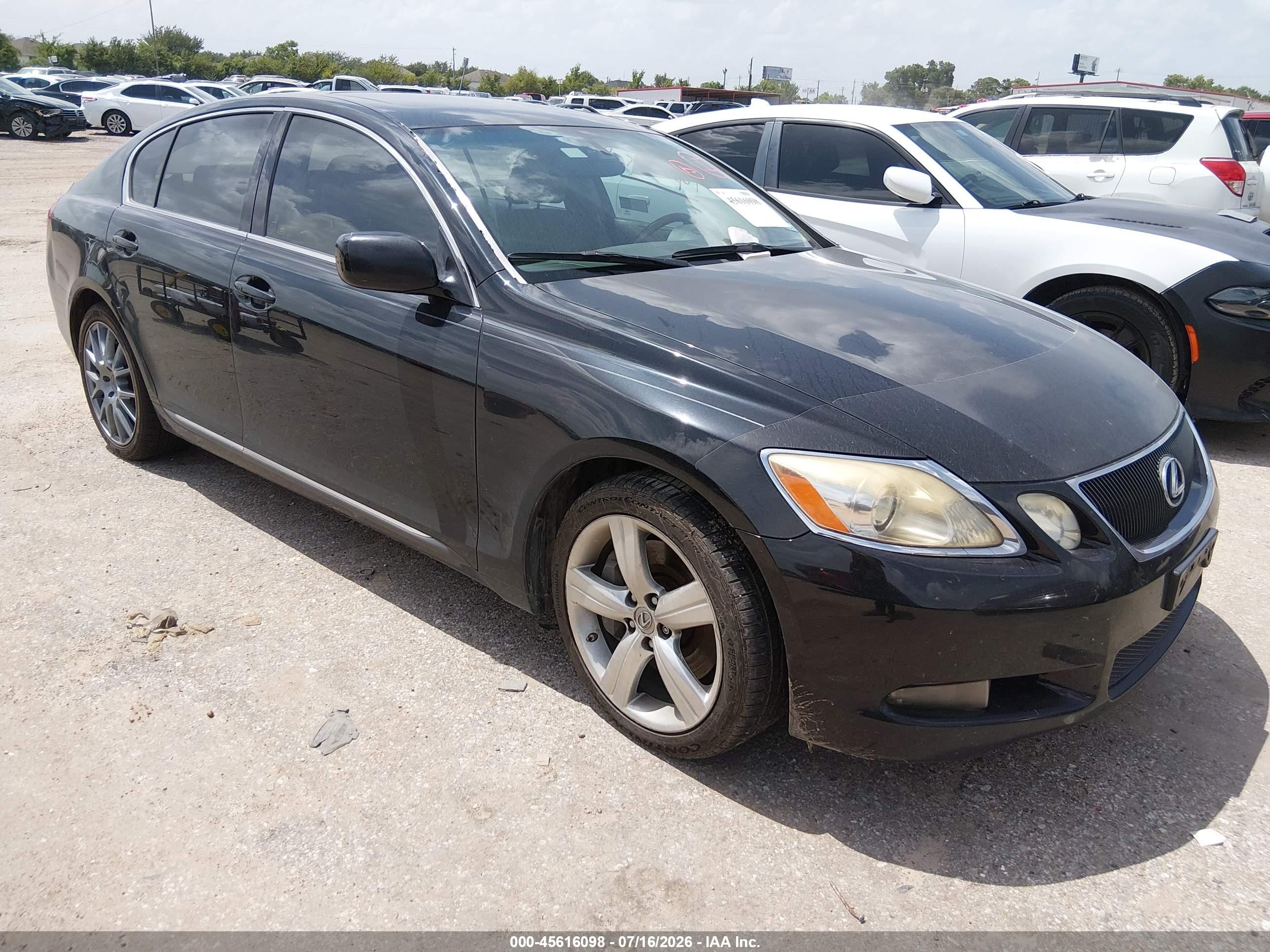 2007 Lexus Gs 350   Черный vin: JTHBE96S570026786