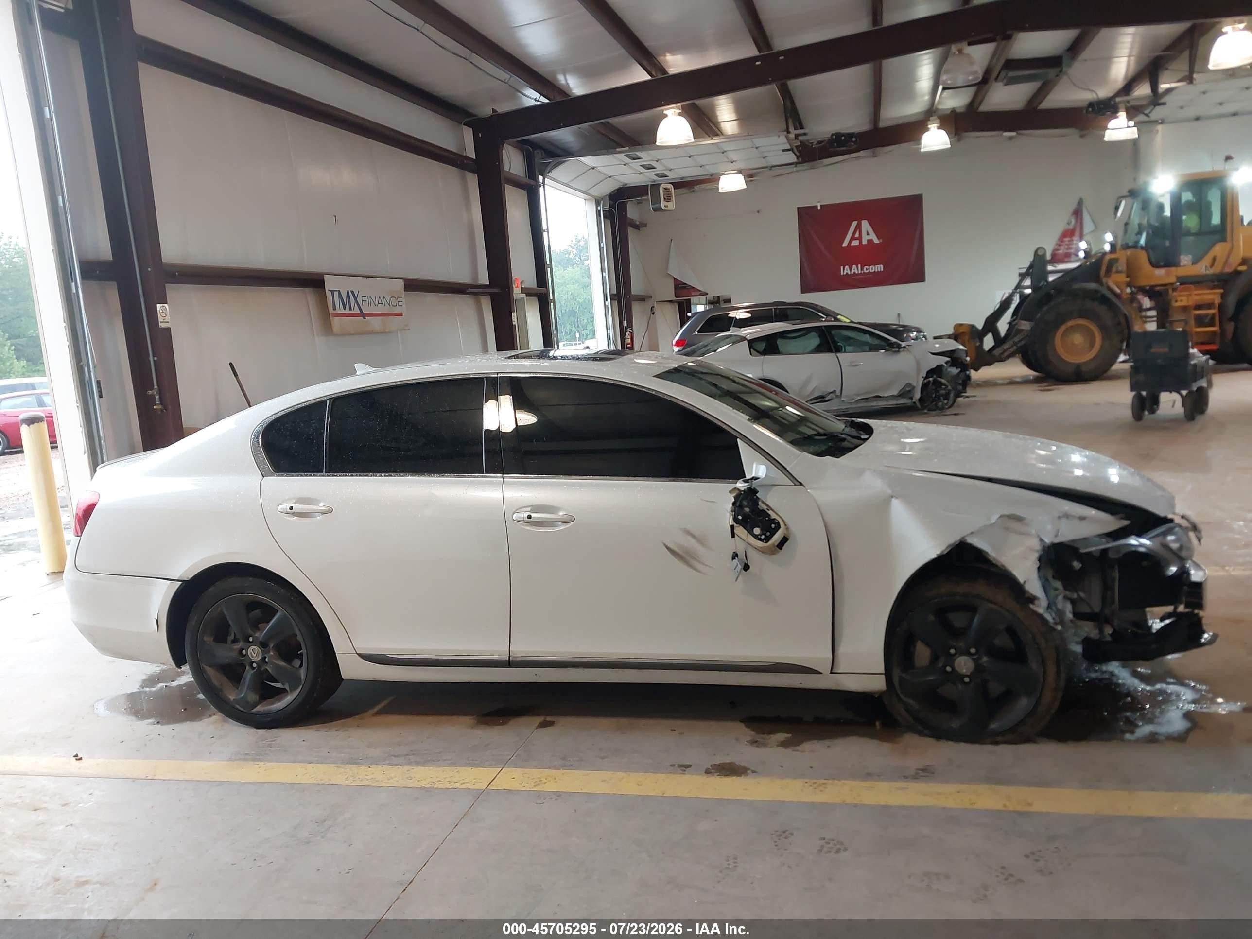 2008 Lexus Gs 350 White vin: JTHBE96S580034971