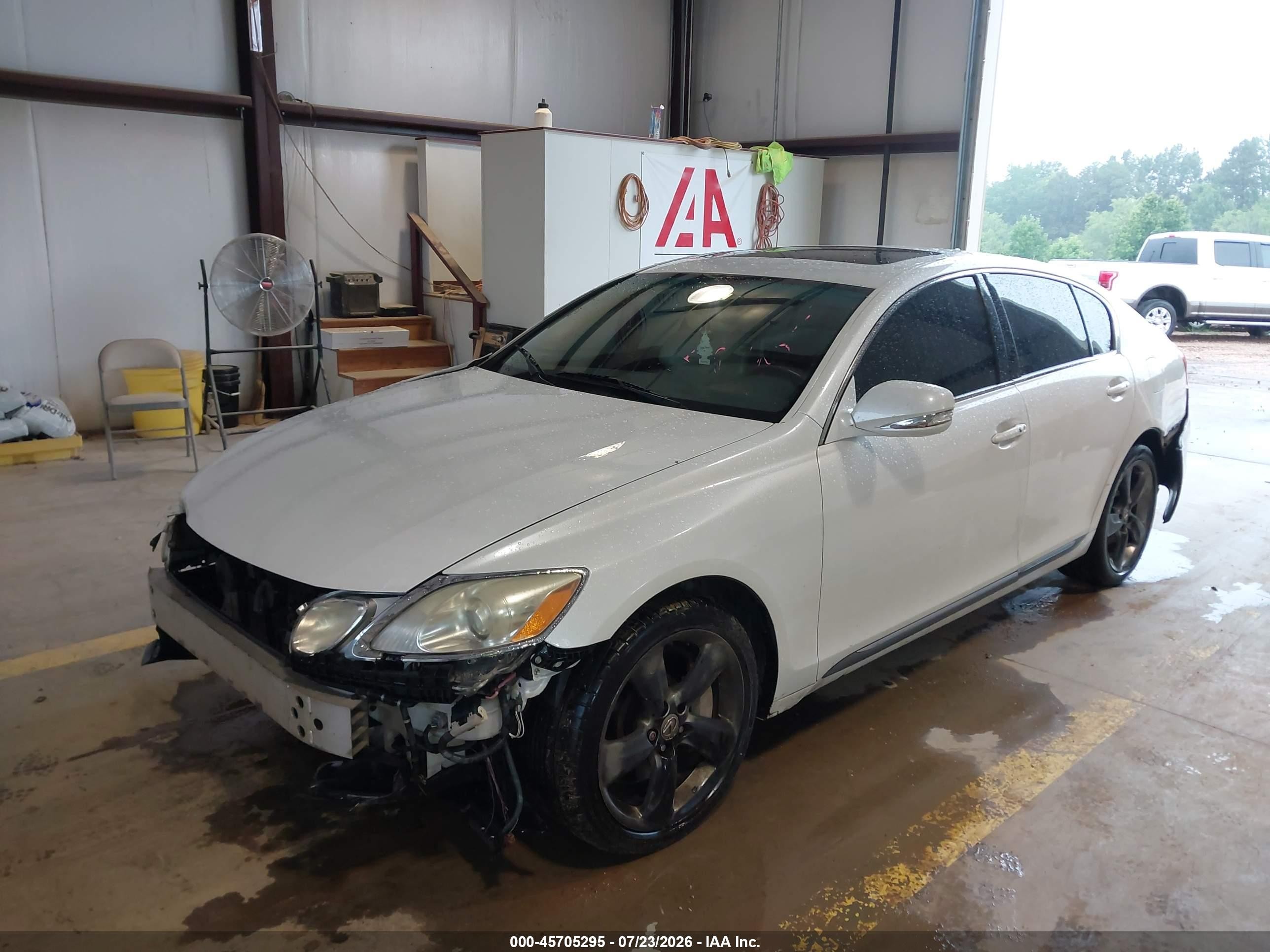 2008 Lexus Gs 350 White vin: JTHBE96S580034971