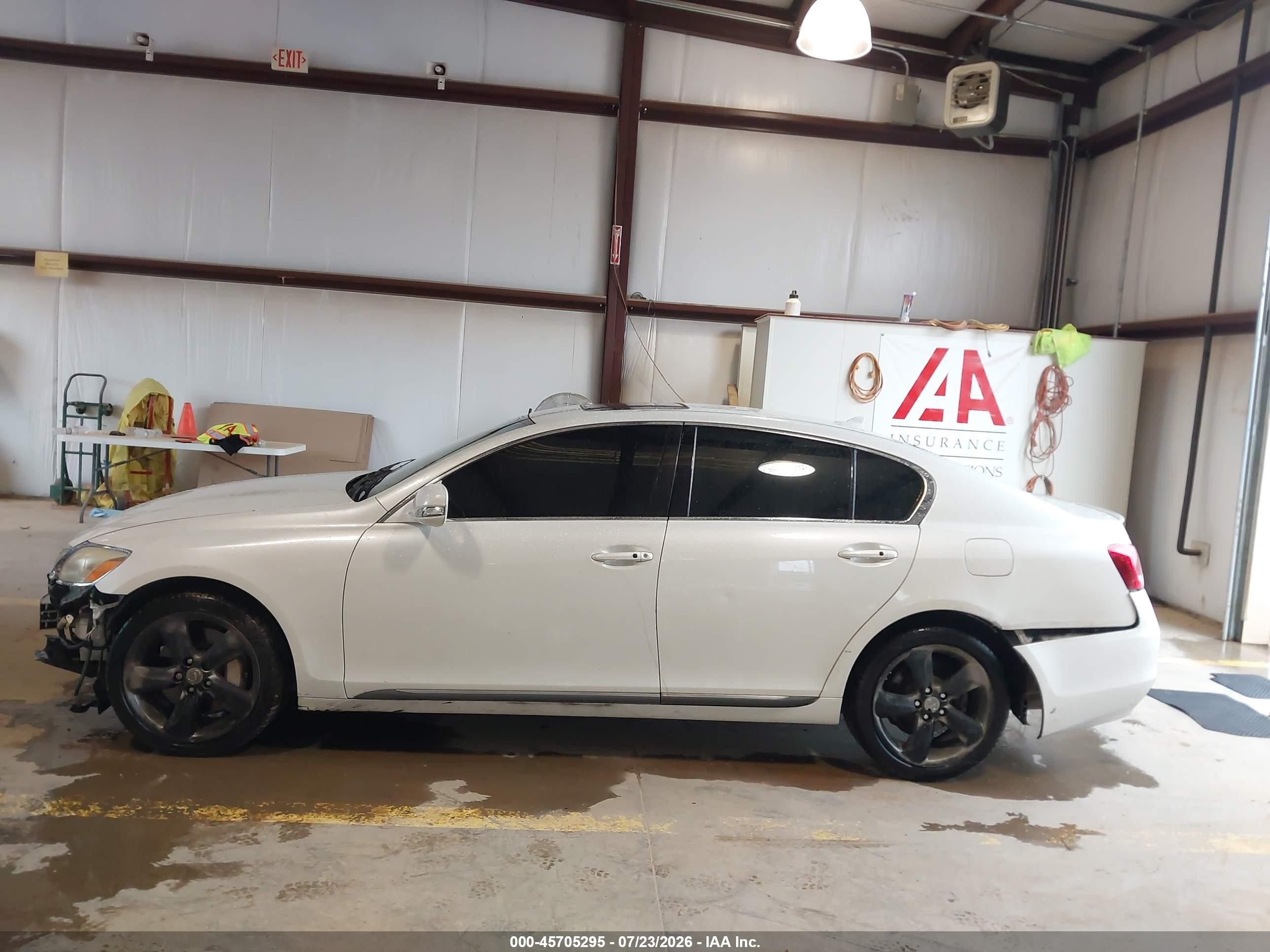 2008 Lexus Gs 350 White vin: JTHBE96S580034971