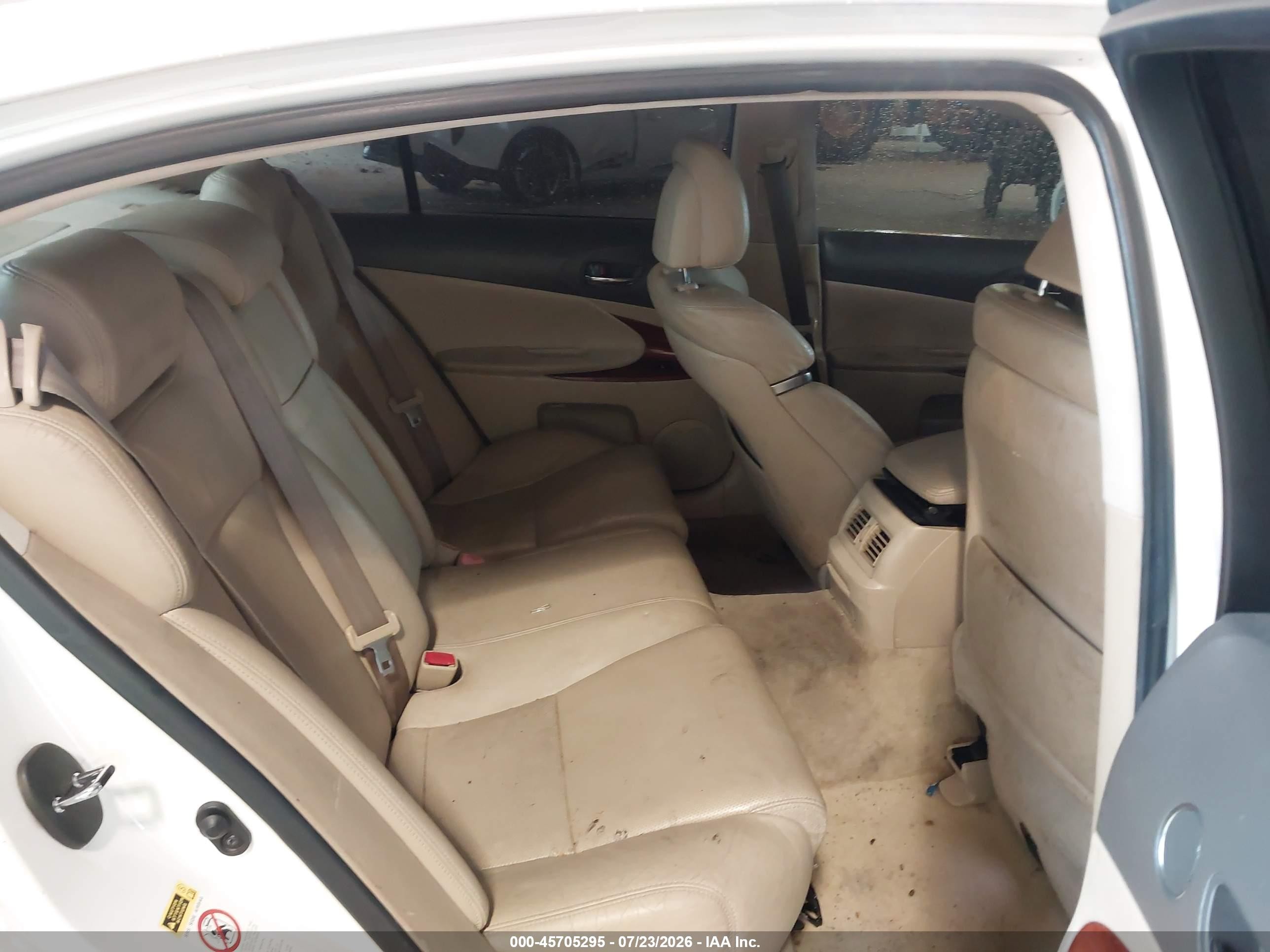 2008 Lexus Gs 350 White vin: JTHBE96S580034971