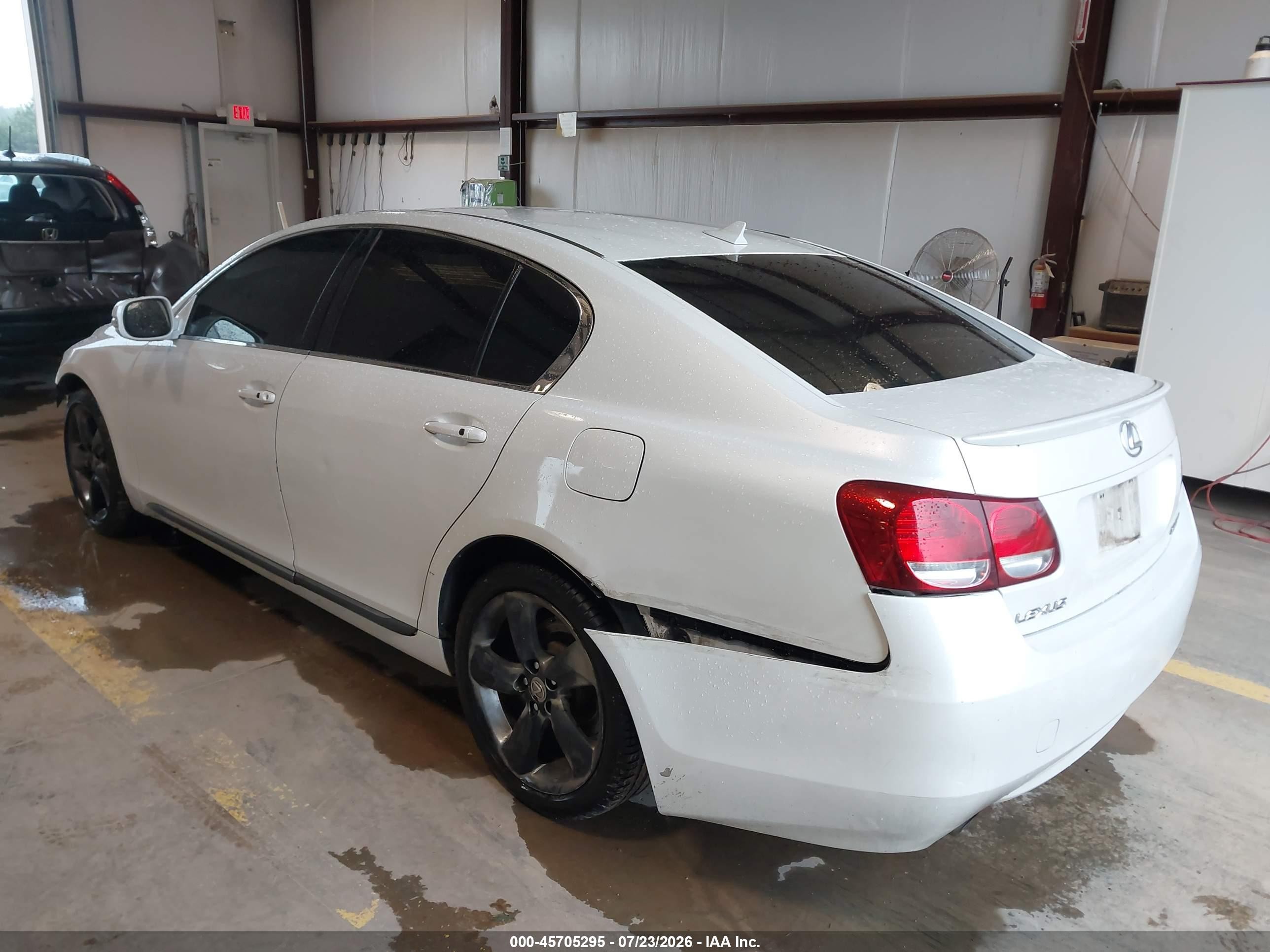 2008 Lexus Gs 350 White vin: JTHBE96S580034971