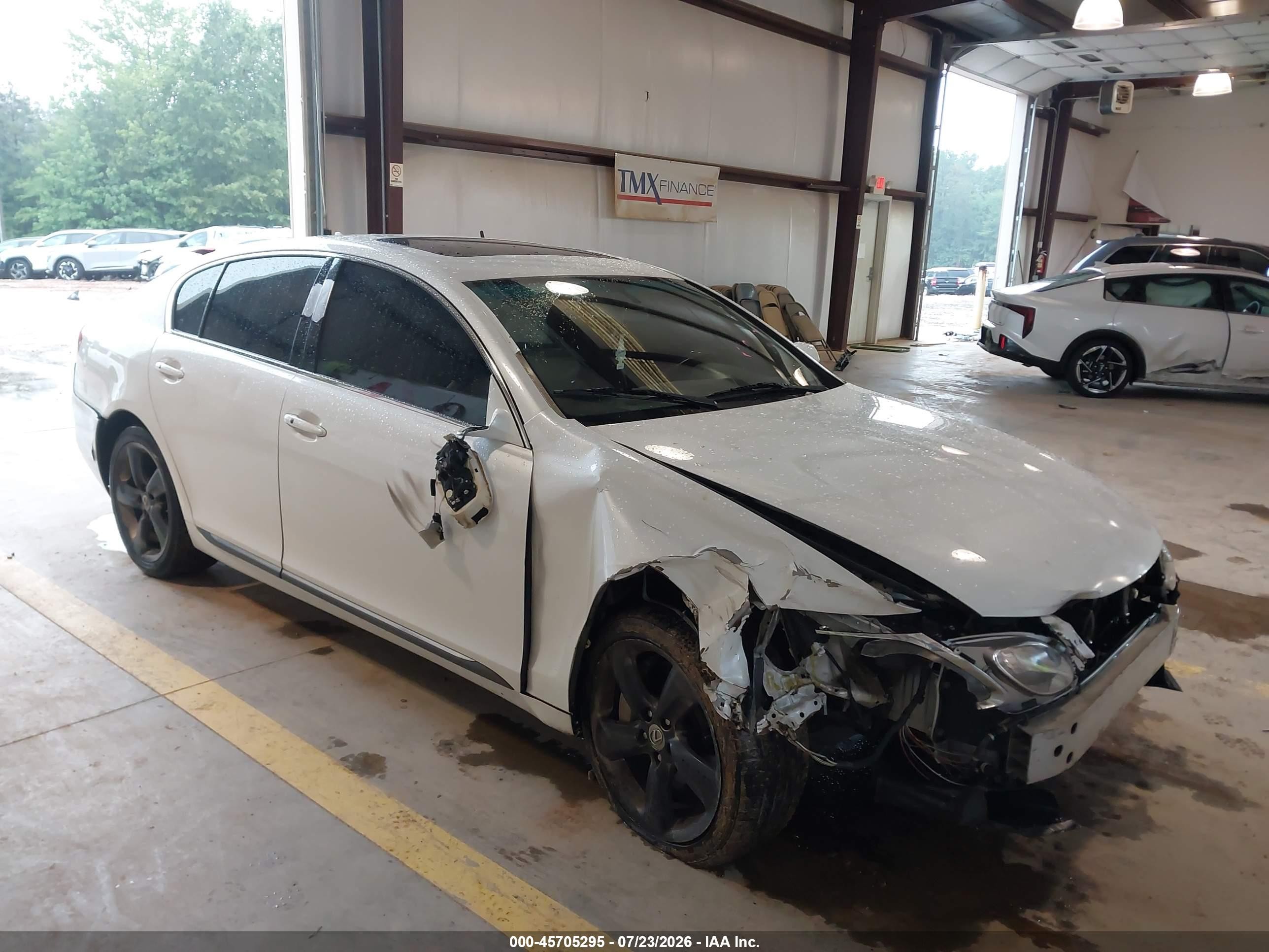 2008 Lexus Gs 350 White vin: JTHBE96S580034971