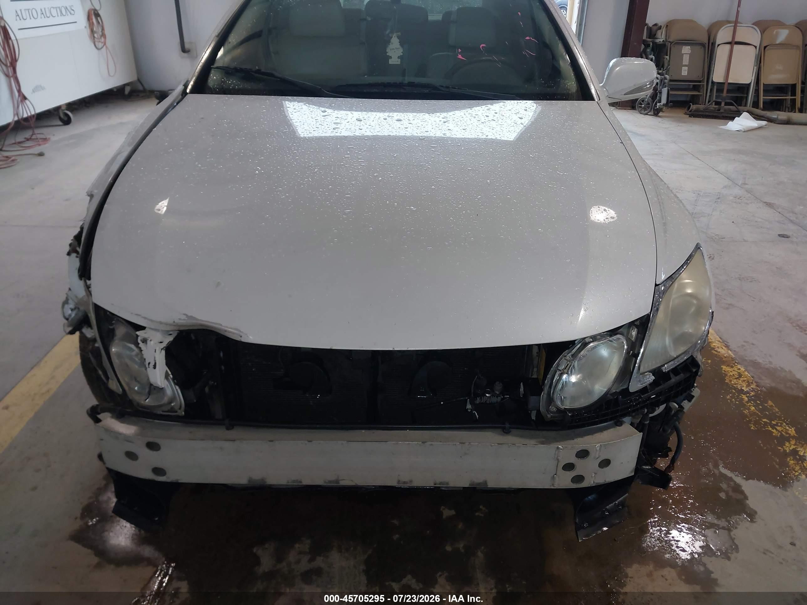 2008 Lexus Gs 350 White vin: JTHBE96S580034971