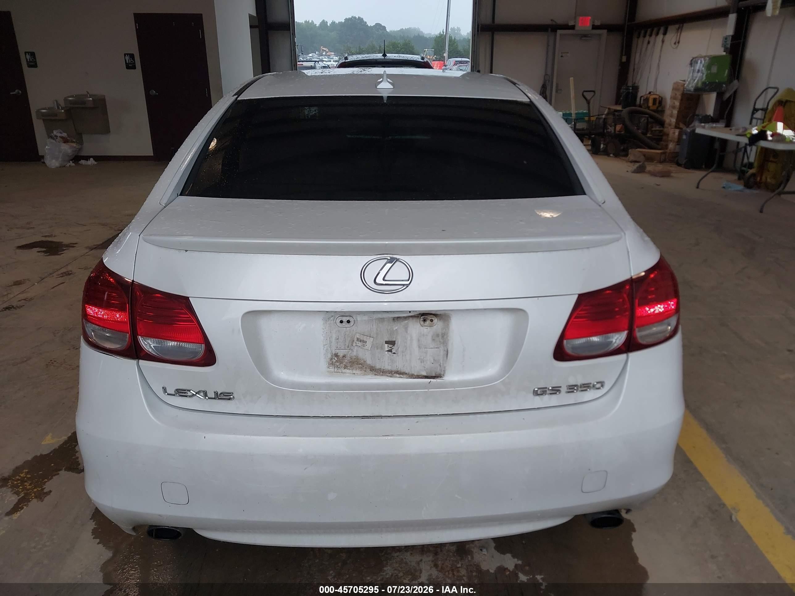 2008 Lexus Gs 350 White vin: JTHBE96S580034971