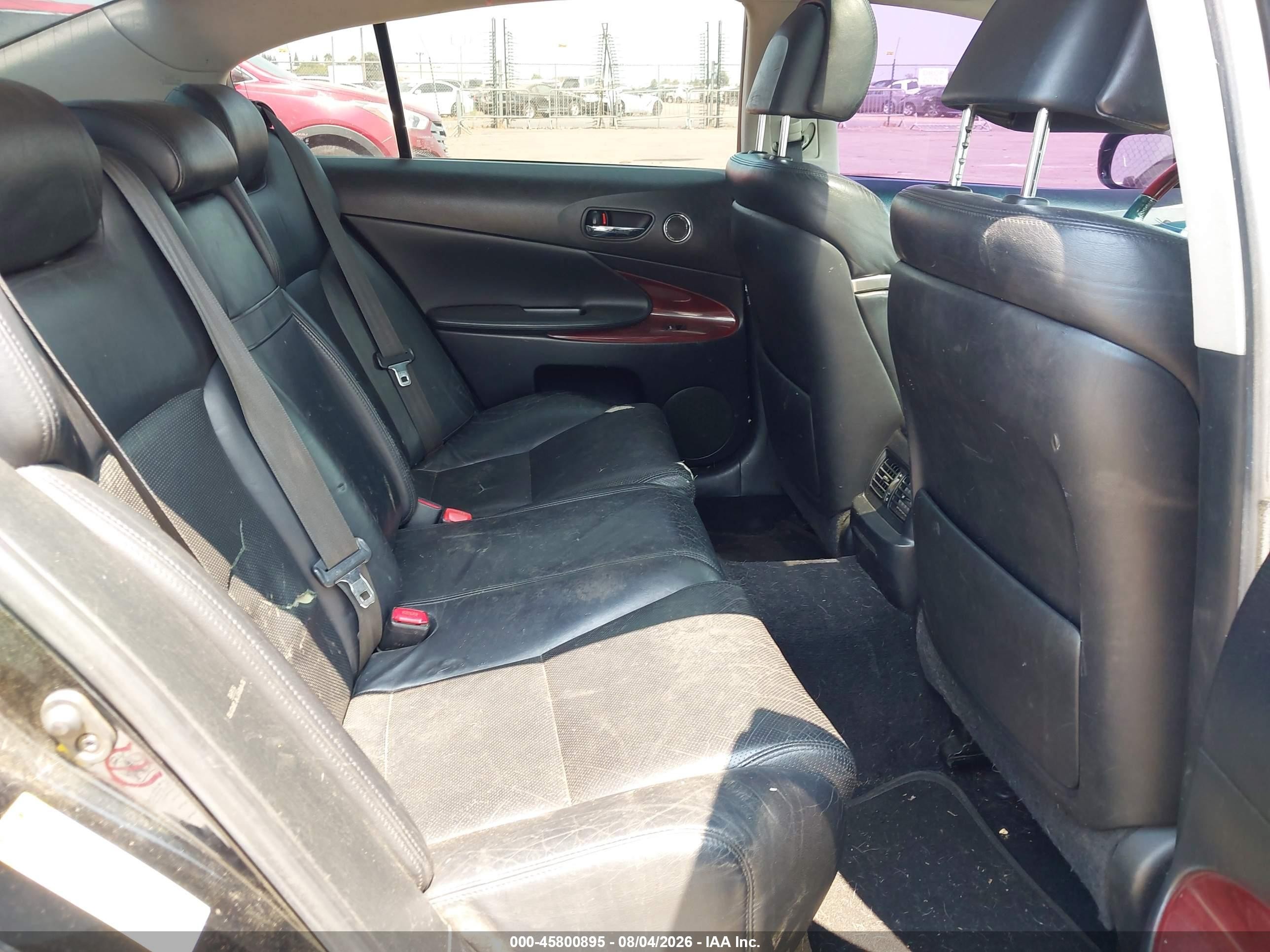 2008 Lexus Gs 350   Black vin: JTHBE96S580037174