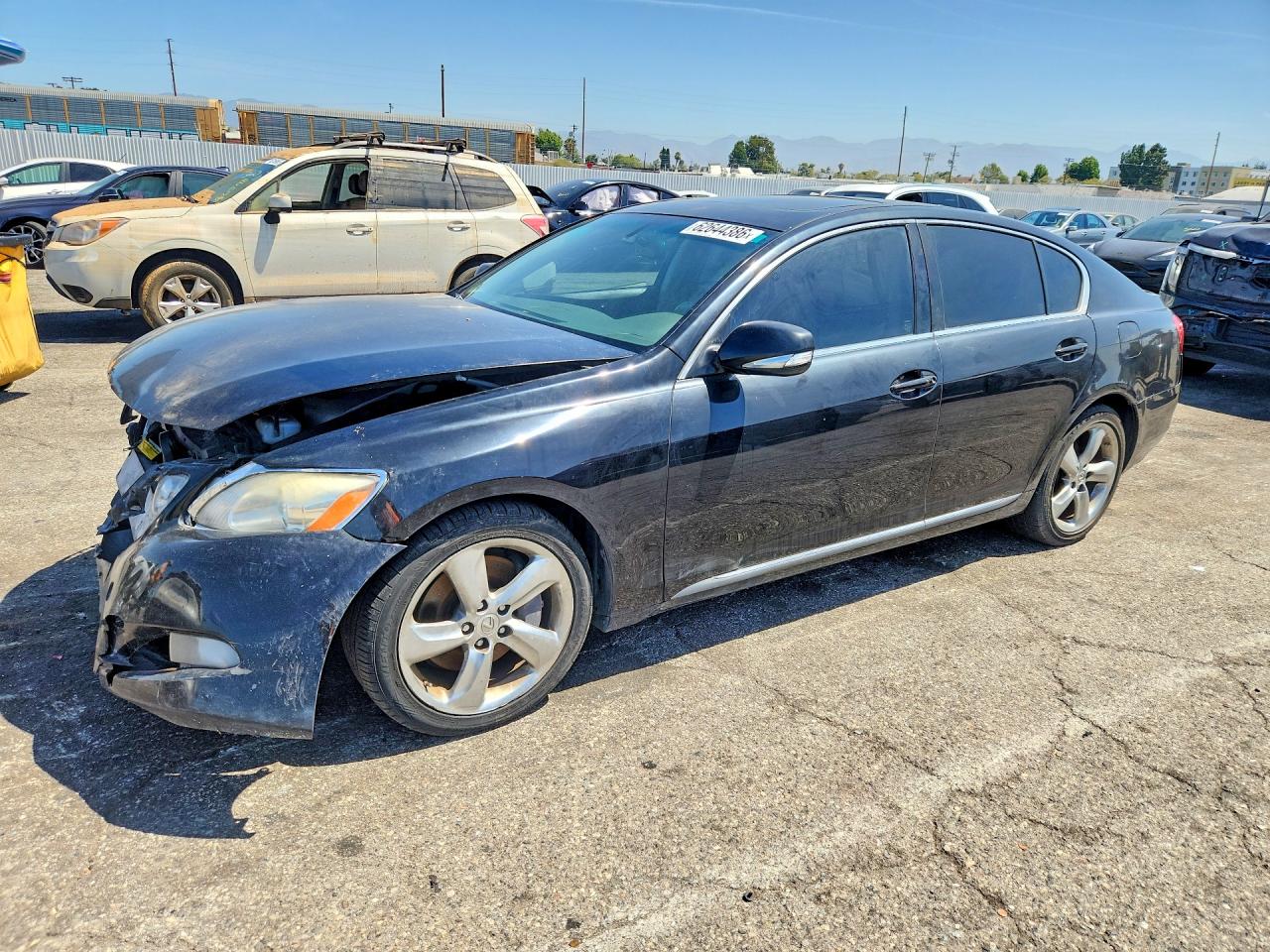 2009 Lexus Gs 350 Black vin: JTHBE96S590046197