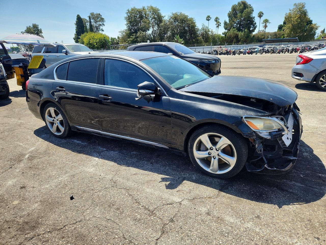 2009 Lexus Gs 350 Black vin: JTHBE96S590046197