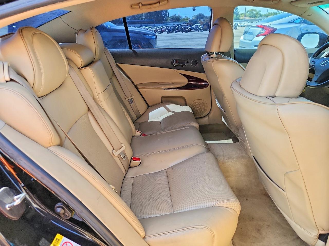 2009 Lexus Gs 350 Black vin: JTHBE96S590046197