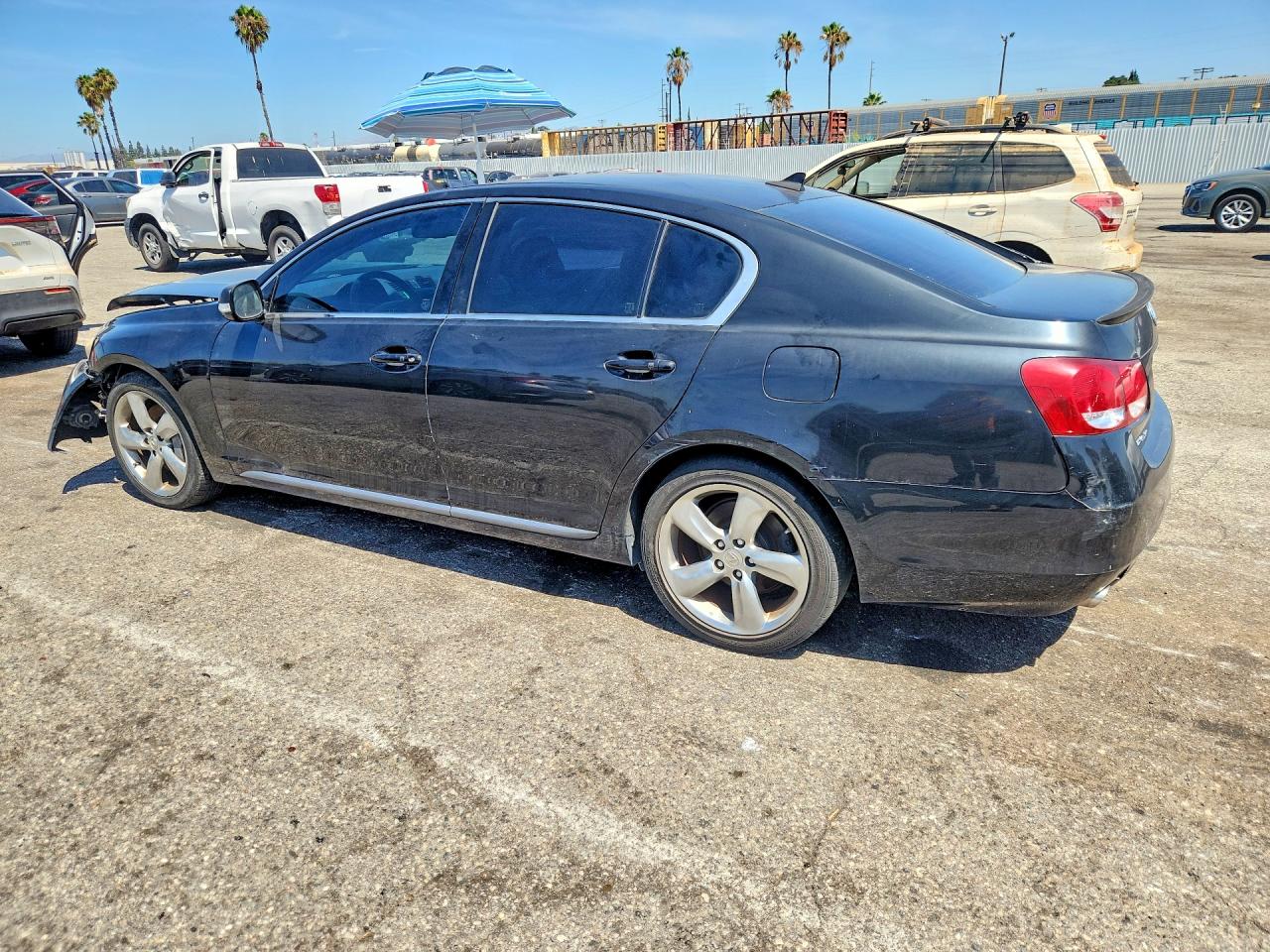 2009 Lexus Gs 350 Black vin: JTHBE96S590046197