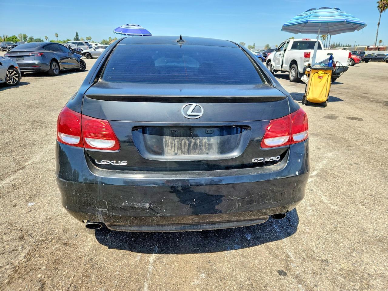 2009 Lexus Gs 350 Black vin: JTHBE96S590046197