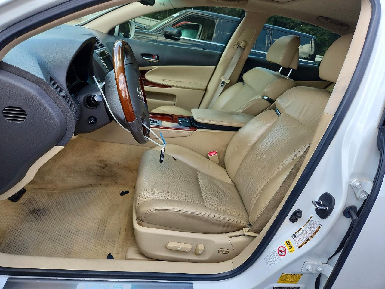2009 Lexus Gs 350 Белый vin: JTHBE96S590046717
