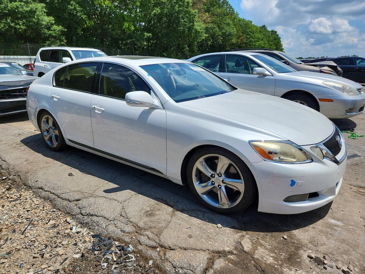 2009 Lexus Gs 350 Белый vin: JTHBE96S590046717