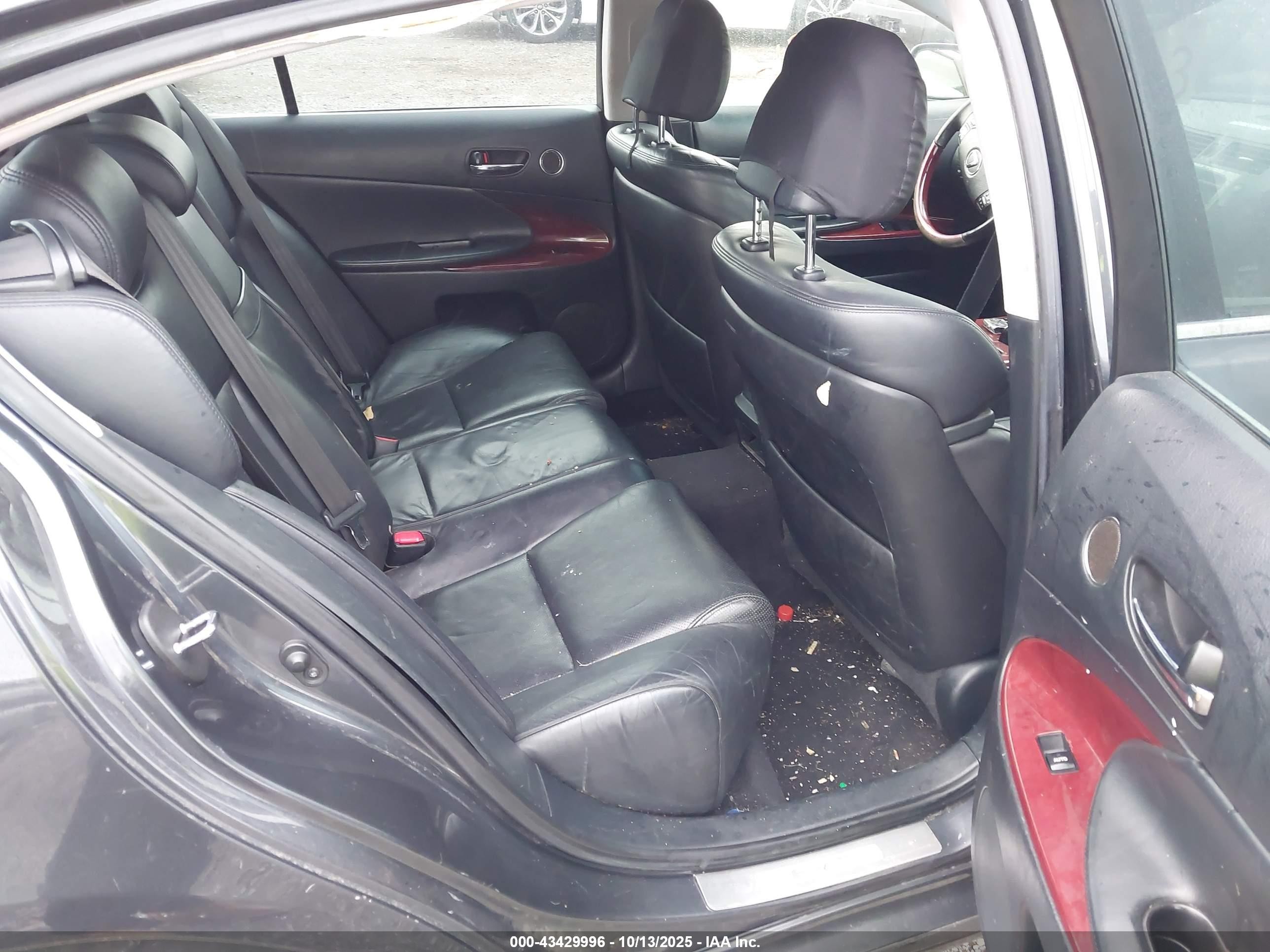 2007 Lexus Gs 350   Black vin: JTHBE96S670025341