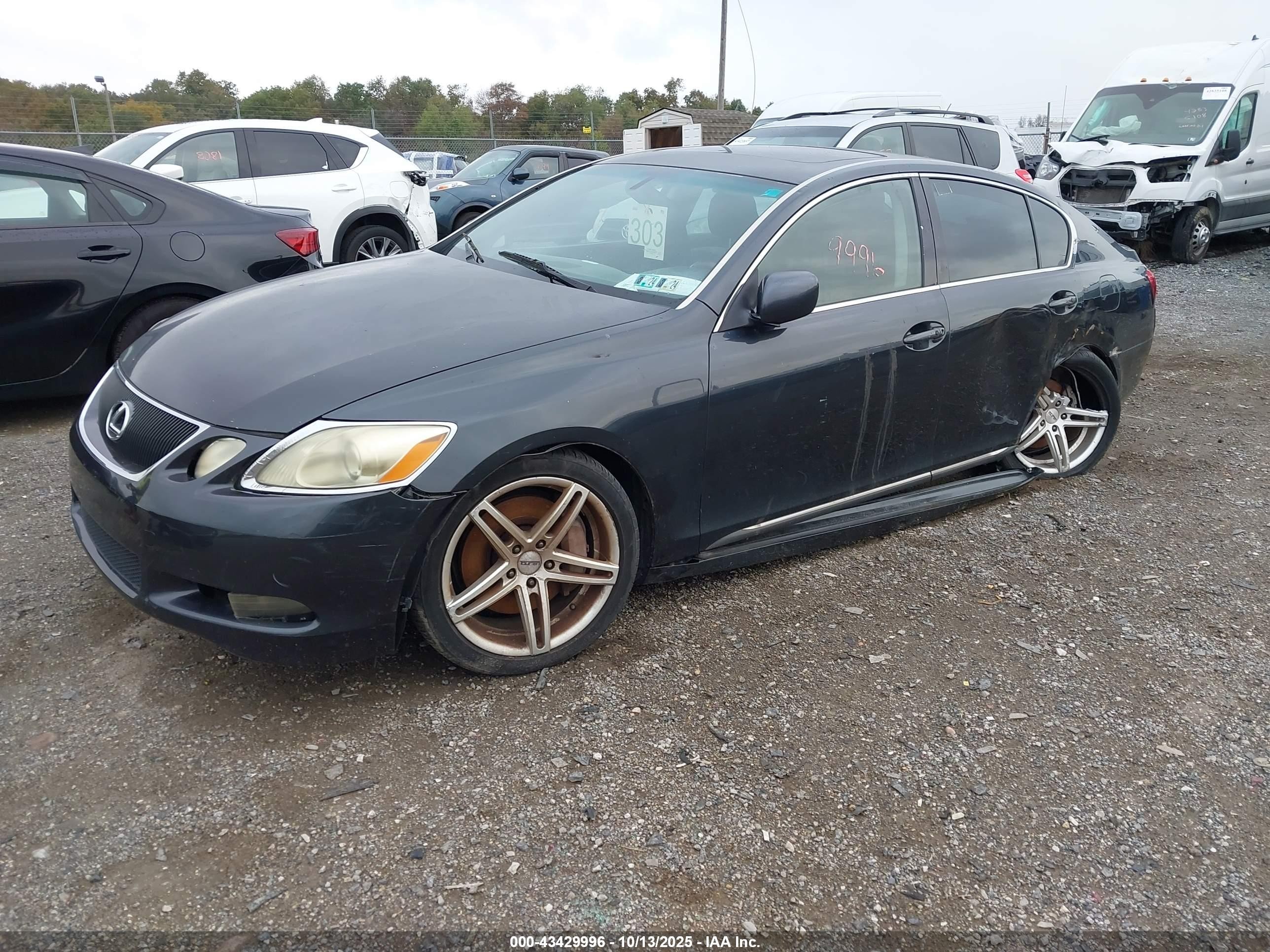 2007 Lexus Gs 350   Black vin: JTHBE96S670025341