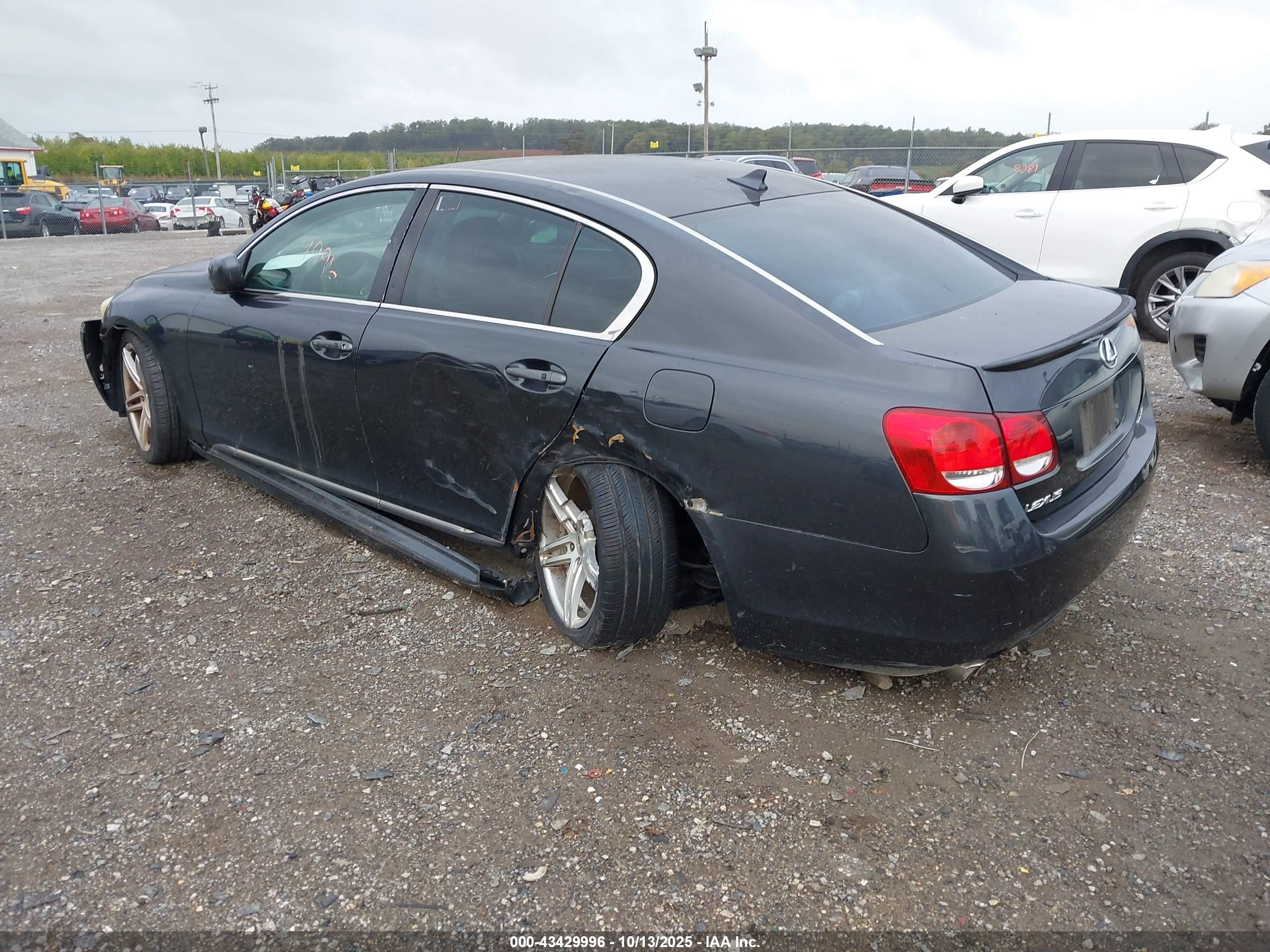 2007 Lexus Gs 350   Black vin: JTHBE96S670025341