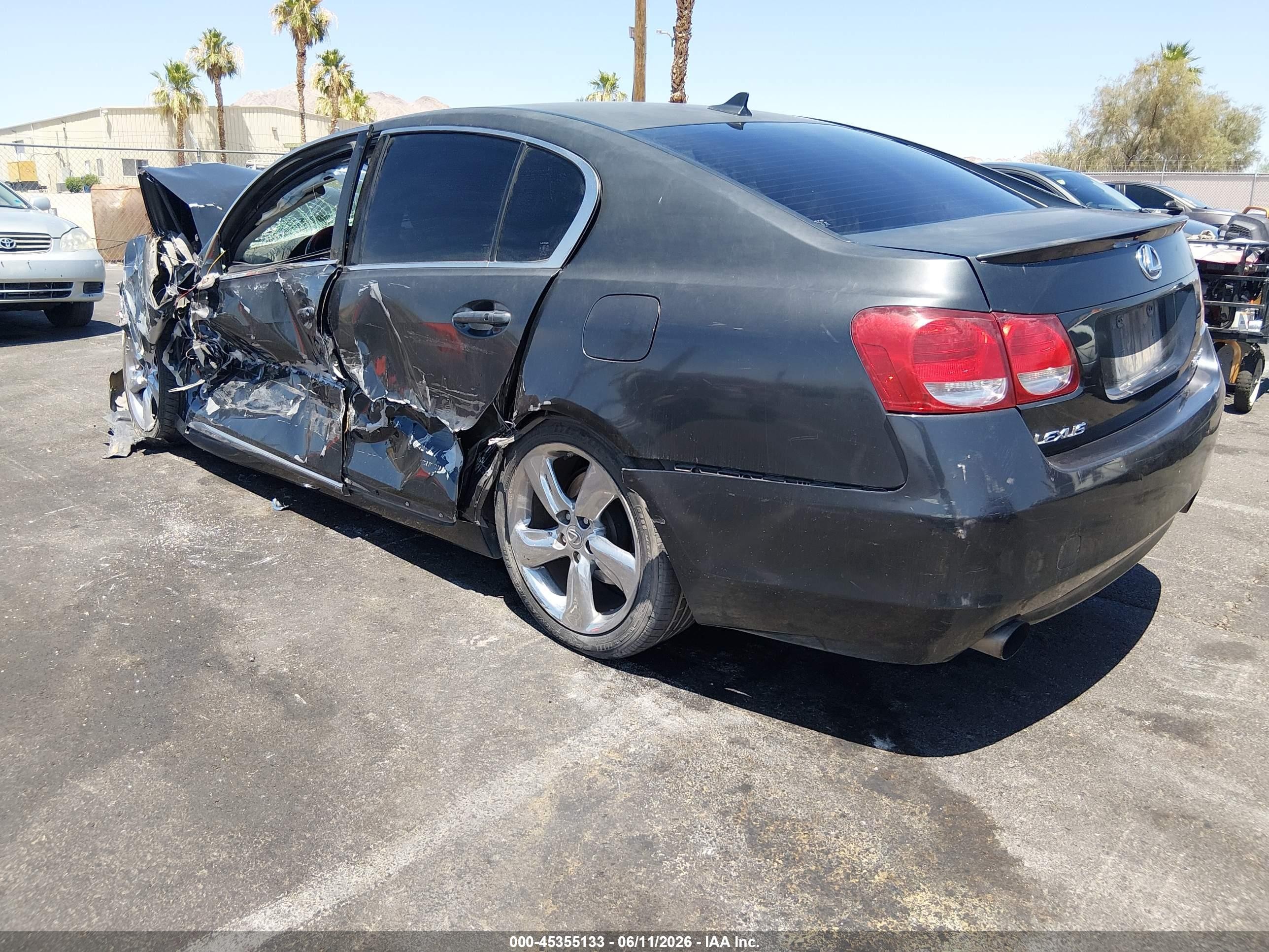 2008 Lexus Gs 350   Gray vin: JTHBE96S680032677