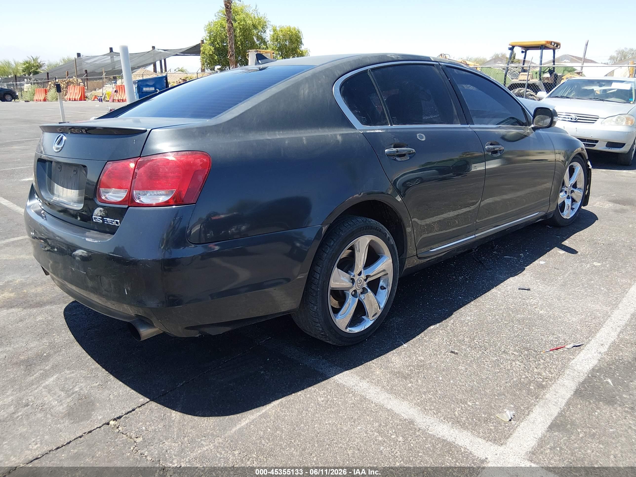 2008 Lexus Gs 350   Gray vin: JTHBE96S680032677